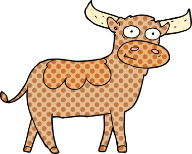 Bir insan tarafından çizilmiş bir çizgi film.