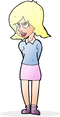 Bir insan tarafından çizilmiş bir karikatür.