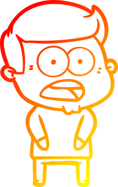 İnsan tarafından çizilmiş bir çizgi film karakteri.