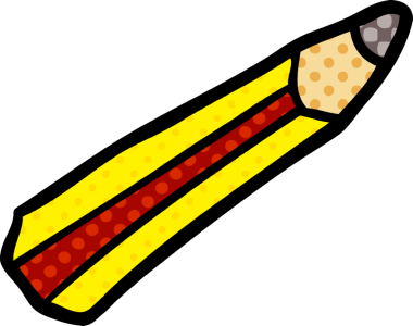 bir insan tarafından çizilmiş karikatür kalem