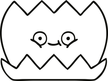 Bir insan tarafından çizilmiş nilüfer çiçeğinin çizgi çizimi.