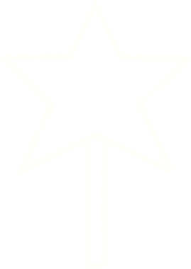 Bir insan tarafından çizilen sihirli değnek tebeşiri