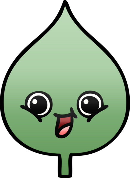 Bir insan tarafından çizilmiş dışavurumsal yaprağın gölgelenmiş çizimi