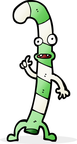 Bir insan tarafından çizilmiş noel şekeri kamışları.