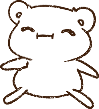 Ayı Yavrusu Kömürü Bir insan tarafından çizilmiş