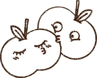 Elma Kömürü Bir insan tarafından çizilmiş