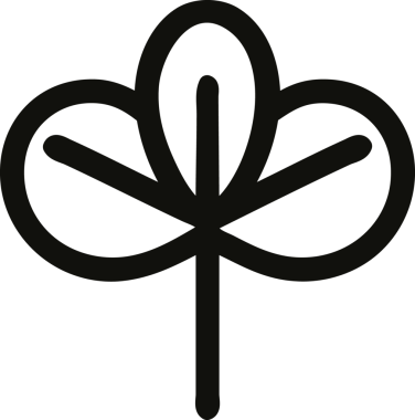 Bir insan tarafından çizilmiş doğal yaprak simgesi