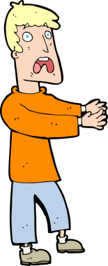 Bir insan tarafından çizilmiş karikatür.