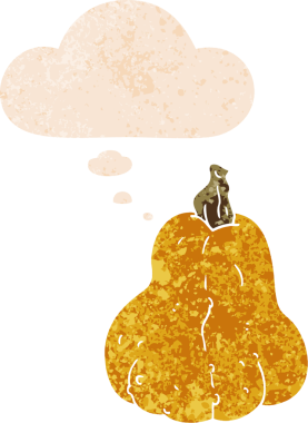 Düşünce baloncuklu karikatür grunge sıkıntılı retro dokuma tarzı bir insan tarafından çizilmiş