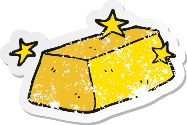 Bir insan tarafından çizilmiş bir karikatür altının gerilimli yapıştırması.