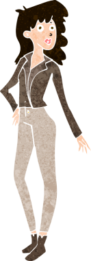 Bir insan tarafından çizilmiş güzel bir kadın.