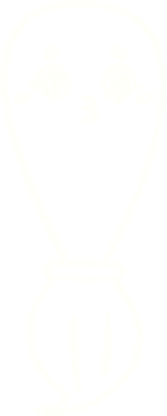 Bir insan tarafından çizilmiş Boya Fırçası Tebeşiri