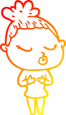 Bir insan tarafından çizilmiş, karikatür çizimi.