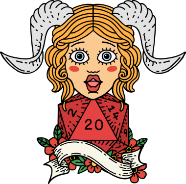 Retro Dövme Biçimi Bir insan tarafından çizilmiş doğal yirmi zar atışıyla düzenleme