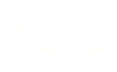 Uyuyan Kedi Tebeşiri Bir insan tarafından çizilmiş