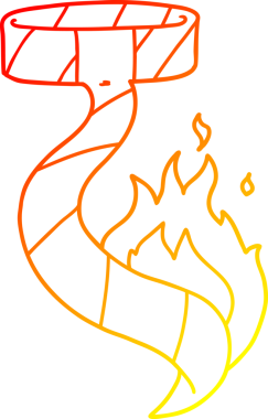 Bir insan tarafından çizilmiş bir çizgi filmin sıcak çizgi çizimi.