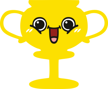 Bir insan tarafından çizilen kupanın düz renkli retro karikatürü