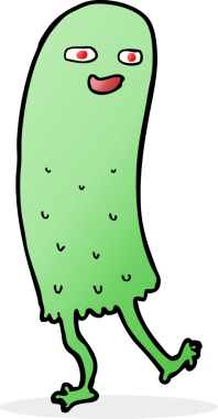 Bir insan tarafından çizilmiş komik bir hayalet.