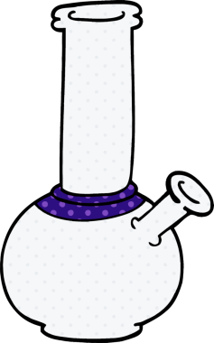 Bir insan tarafından çizilmiş karikatür nargilesi.