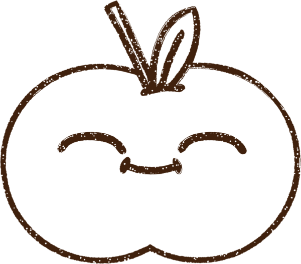 Elma Kömürü Bir insan tarafından çizilmiş