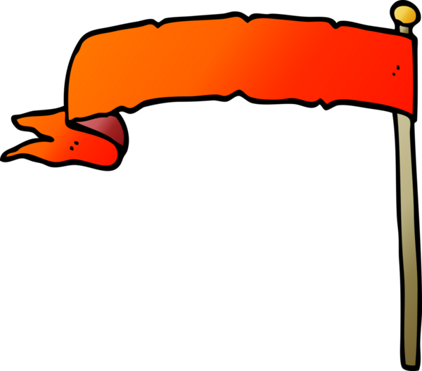 Bir insan tarafından çizilmiş karalama bayrağı.