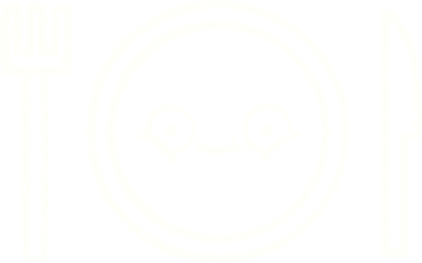 Bir insan tarafından çizilmiş yemek tabağı tebeşiri.