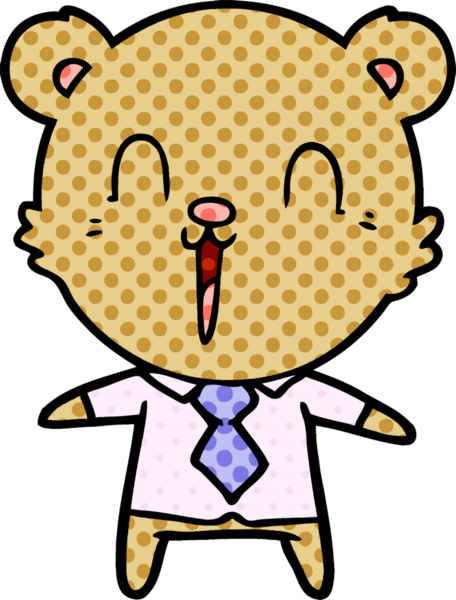 Bir insan tarafından çizilmiş bir çizgi film karakteri.