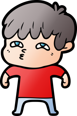 Bir insan tarafından çizilmiş garip bir adam.