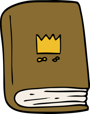 Bir insan tarafından çizilmiş karalama günlüğü kitabı.