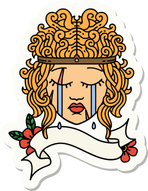 Bir insan tarafından çizilmiş barbar bir insan karakterinin çıkartması.