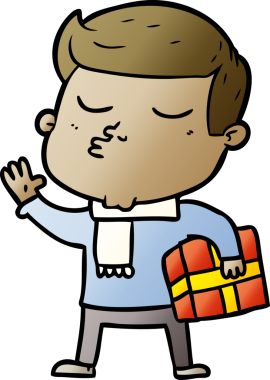 Bir insan tarafından çizilmiş karikatür mankeni adam.