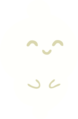 Bir insan tarafından çizilmiş cadılar bayramı hayaleti.