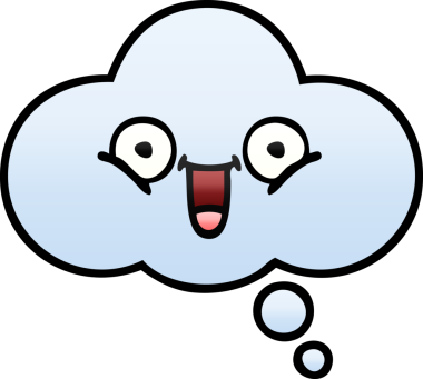 Bir insan tarafından çizilen düşünce baloncuğunun gölgeli çizimi