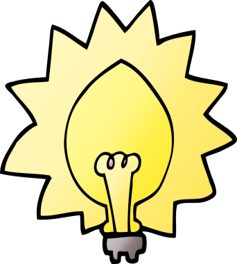 Bir insan tarafından çizilmiş karalama lambası.