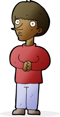 bir insan tarafından çizilmiş sinirli bir adam.