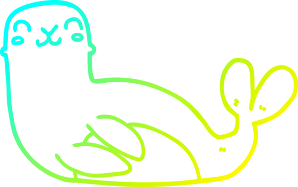 Bir insan tarafından çizilmiş bir karikatür mührü.