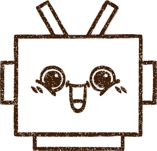 Bir insan tarafından çizilen Robot Yüzlü Kömür