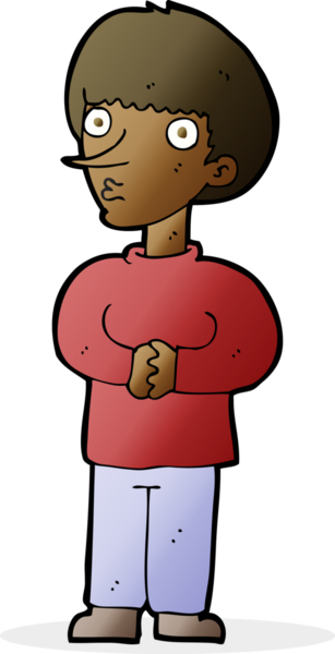 bir insan tarafından çizilmiş sinirli bir adam.