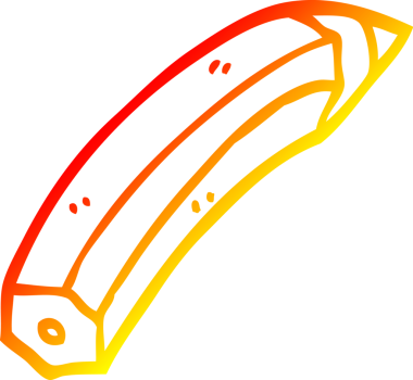 Bir insan tarafından çizilmiş karikatür renkli bir kalemin sıcak çizgi çizimi