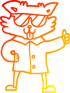 Bir insan tarafından çizilmiş karikatür çizimi.