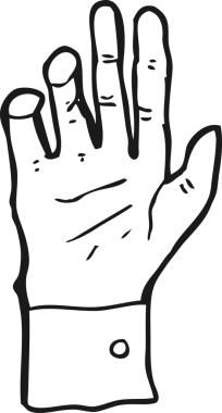 Bir insan tarafından çizilen el yazısı siyah beyaz çizilmiş.