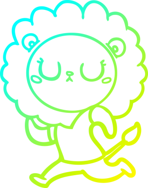 Bir insan tarafından çizilmiş, çizgi film karakteri.