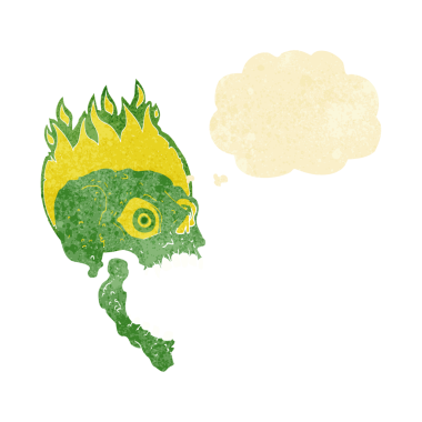 Bir insan tarafından çizilmiş el çizimi karikatür