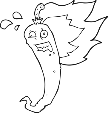 Bir insan tarafından çizilmiş siyah beyaz bir çizgi film.