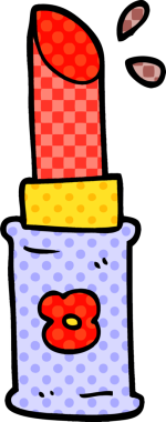 Bir insan tarafından çizilmiş karalama ruju.