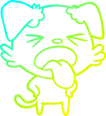 Bir insan tarafından çizilmiş iğrenç bir çizgi film çizimi.