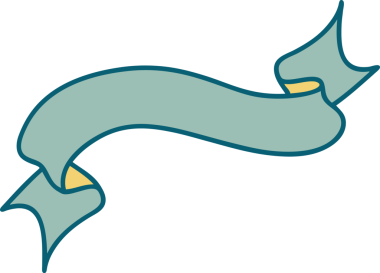 Bir insan tarafından çizilmiş bir pankartın ikonik dövme şekli