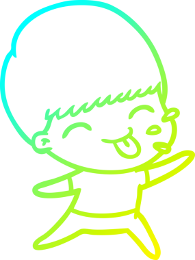 Bir insan tarafından çizilmiş kaba bir adamın soğuk çizgi çizimi.