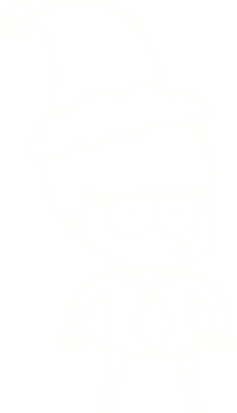 Bir insan tarafından çizilen Noel Adam Tebeşiri