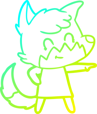 Bir insan tarafından çizilmiş soğuk hava çizgisi.